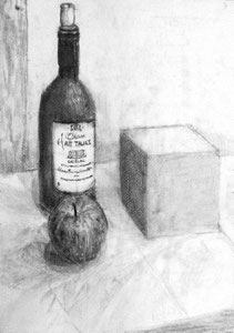 T.Yさん作　静物デッサン