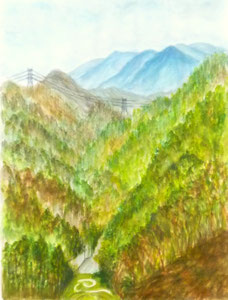 J.Sさん作　風景水彩