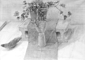 M.Wさん作　静物デッサン