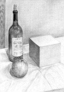 M.Hさん作　静物デッサン