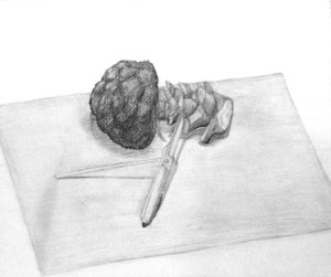 H.Tさん作　卓上構成デッサン