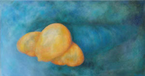 "Schwebe", Acryl auf Leinwand, 110 x 60 cm, 370,00 €