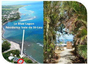 Location de vacances située en front de mer sur l'île de la Réunion.