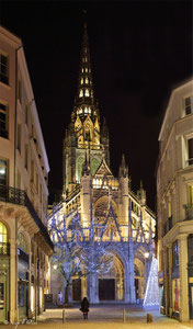 Illuminations de Noël 2014  - Rouen - Seine Maritime - Haute Normandie - France