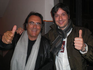 Al Bano e Fabrizio Riceputi Rai Sanremo teatro Ariston 2010