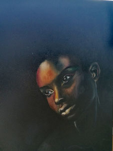 People of Color. Öl auf Keilrahmen, 30 x 40 x 4 cm