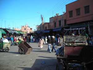 am Rand der Souks