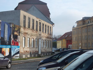 Verfallene Häuser im Bereich Paul-Feldner-Straße