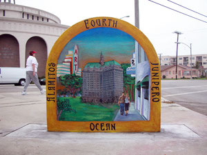 Mural for the Alamitos Beach Homeowners Association. Located on 3rd & Cherry in Long Beach.