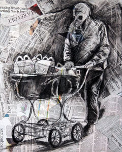 Sneak Attack 18"x24" *SOLD