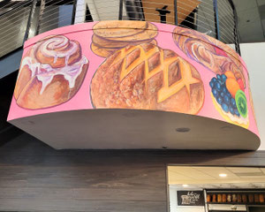 Mural for O'Brien's Bakery in San Diego