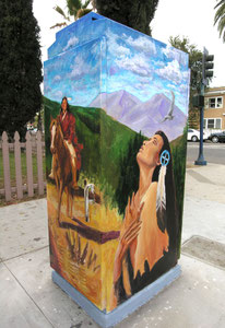 Traffic Control Box Mural for the City of Long Beach. 