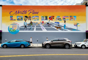 Mural for Downtown Long Beach Alliance