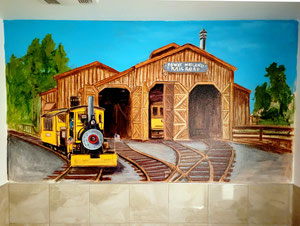 Mural for O'Brien's Bakery in San Diego