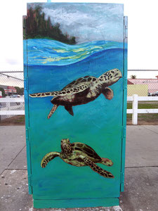 Traffic Control Box Mural for the City of Long Beach. Located on Anaheim & Pacific.
