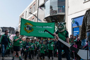 Galway, parade de la St-Patrick, club sportif