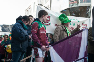 Galway, parade de la St-Patrick, club sportif