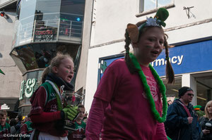 Galway, parade de la St-Patrick, club sportif