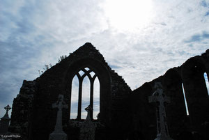 Vestige d'une église irlandaise du moyen-âge dans le Comté de Longford