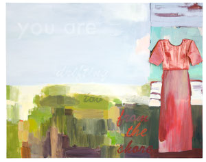 you are drifting too far, 2008, 190 x 239 cm, oil on canvas