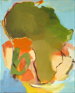 Africa b, 2000, 60 x 49 cm, oil on canvas