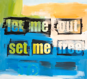 let me out, 2008, 76 x 91 cm, oil on canvas