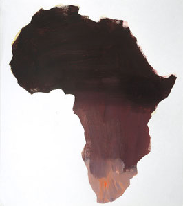 Africa 9, 2001, 54 x 48 cm, oil on paper