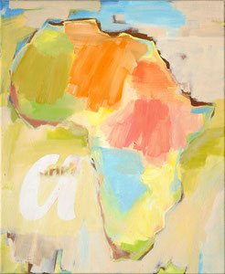 Africa a, 2000, 60 x 49 cm, oil on canvas