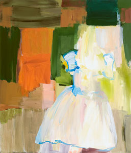 coronation dress, 2008, 107 x 91 cm, oil on canvas