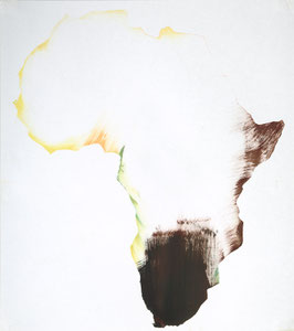Africa 8, 2001, 54 x 48 cm, oil on paper