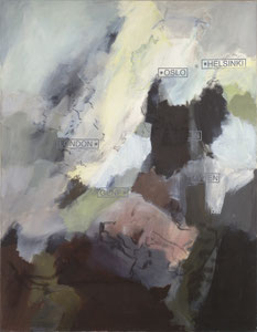 London im Nebel, 1996, 150 x 130 cm, oil on canvas
