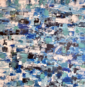 80 x 80 cm Acryl auf Leinwand