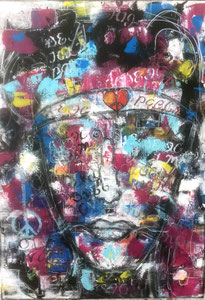 50 x 70 cm auf Leinwand