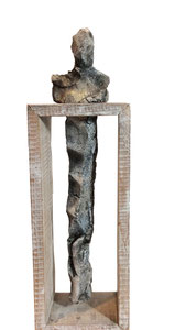 Druchbruch/Ton gebrannt/Patina