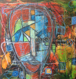 50 x 50 cm Acryl auf Leinwand