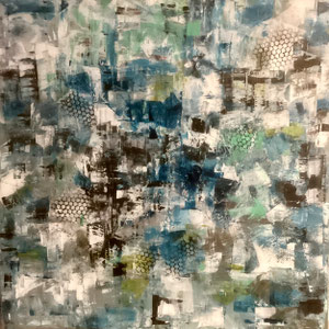 100 x 100 cm Acryl auf Leinwand