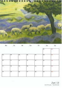 Tierkalender der Berkenthiner Montagsmaler 2013 - Juni