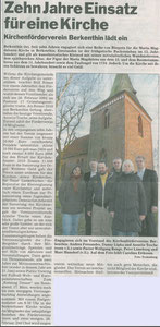 Artikel im Ratzeburger Markt vom 25.Feb.2012
