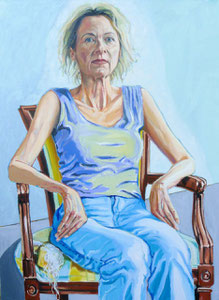 Gaela, (Portrait of Gaela Erwin), Oil on Canvas, 48 x 36 inches, 2013