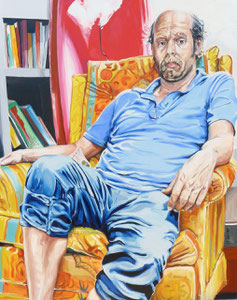 Will (Portrait of Will Oldham), Oil on Canvas, 60 x 48 inches, 2012