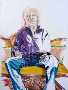 Ron (Portrait of Ron Whitehead), Oil on Canvas, 48 x 36 inches, 2013