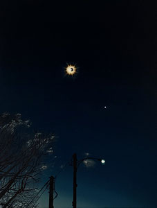 April 8th, 15:06, (Nightscapes Series), Oil on Paper. 15 1/2 x 12 inches, 2025