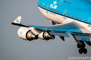 KLM Boeing 747 - Polderbaan 36L-18R [ISO 100 400mm f/5.6 1/1000s]