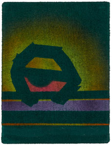 Fresa, 2020 / Öl auf Frottee / 40x30 cm