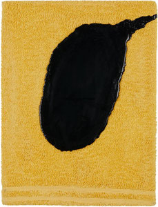 Nen 2, 2020 / Bitumen auf Frottee / 40x30 cm