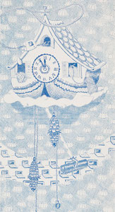 Kurz vor Mitternacht, 2023 / Linienätzung auf Büttenpapier / 45,5x25 (64x39) cm / Auflage 5
