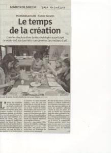 Les journées des Métiers d'art  2014