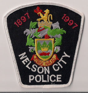 Nelson City Police  (1897 - 1997)  (Centenaire / Centennial)  (Used only in 1997  /  Utilisé seulement en 1997)  (Obsolete)