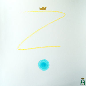 Who is afraid of Zerro ? VII - 1 (Andy Crown - 2016 - 40 x 40cm)