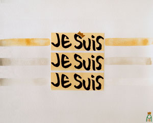 Je suis Je suis Je suis XI (Andy Crown - 2015 - 40 x 50cm)